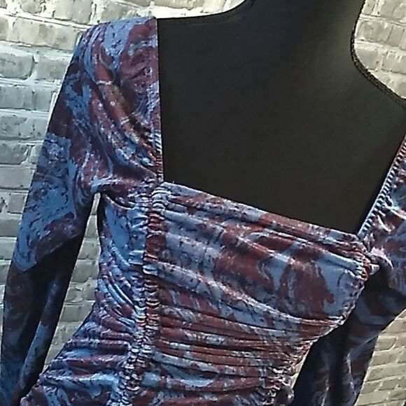 Wild Fable ruched bodycon stretch dress M - Picture 14 of 16